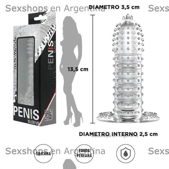 Funda para pene estimuladora vaginal